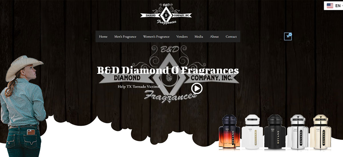 Diamond O Fragrances Website