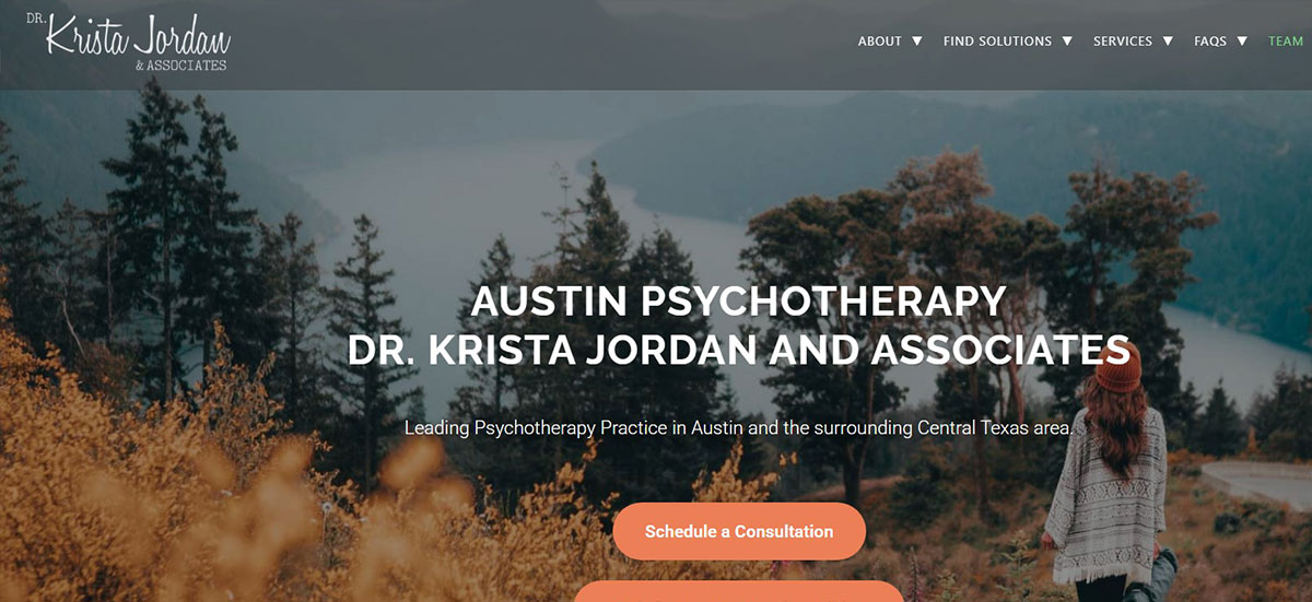 Dr. Krista Jordan Website