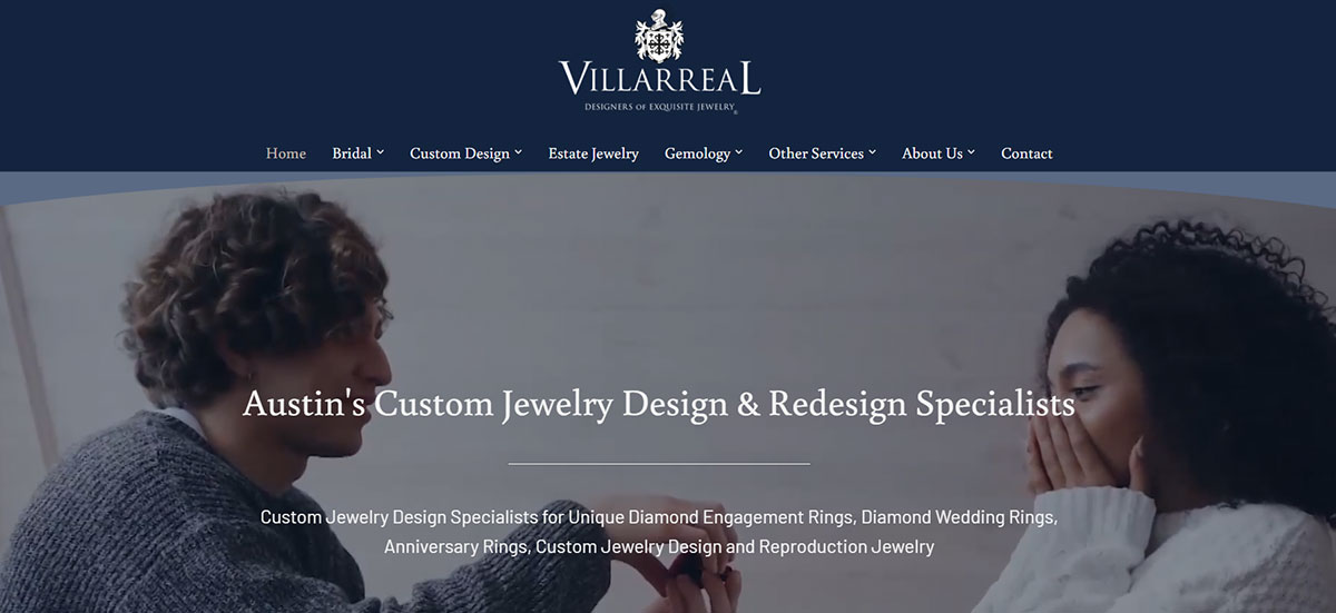 Villarreal Fine Jewelers Website